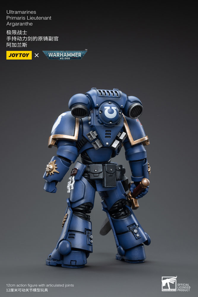 JOYTOY Warhammer 40k Action Figure 1/18 - Ultramarines Primaris Tenente Argaranthe - 12 Cm