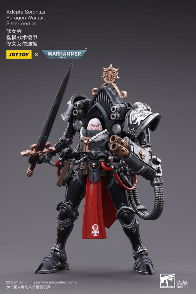 LEBOO JOYTOY Warhammer 40K Action Figure 1/18 - Adepta Sororitas Paragon Warsuit Sister Aedita
