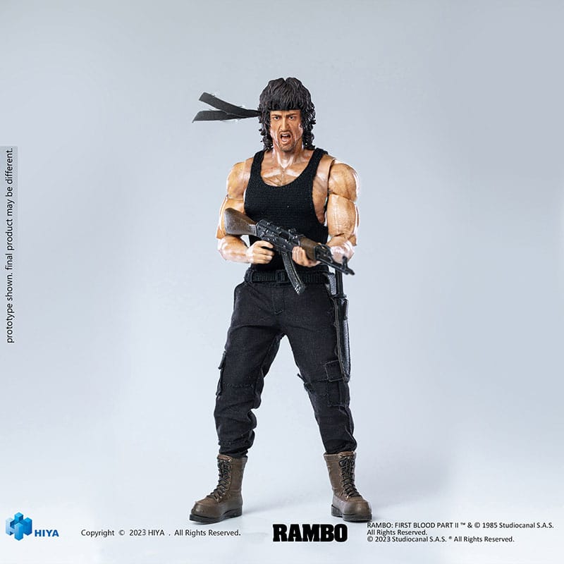 Figurka Rambo II Exquisite Super Series 1/12 - John Rambo (First