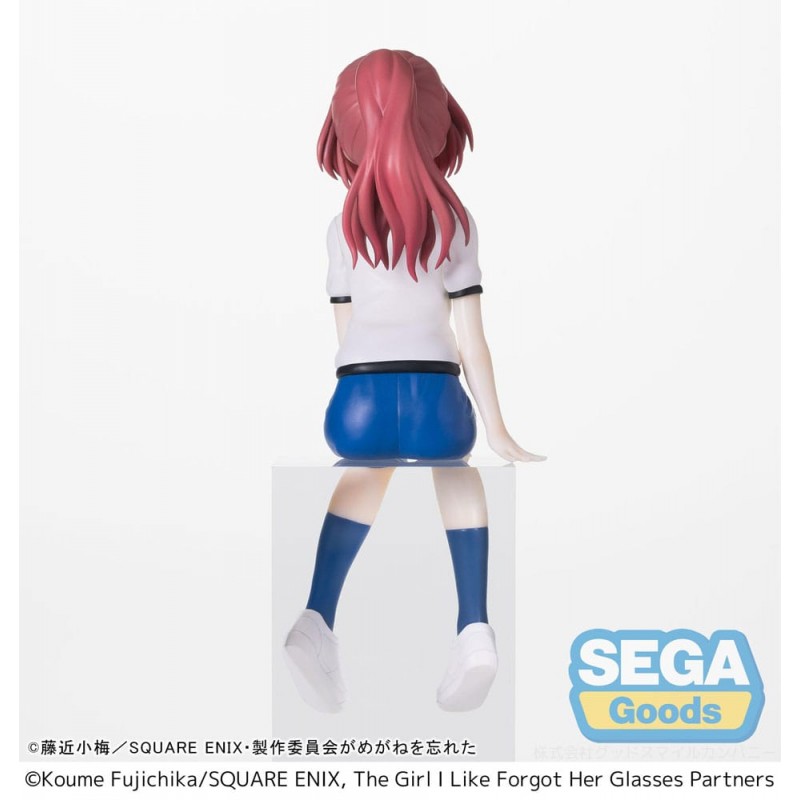 Figura SEGA The Girl I Like Forgot Her Glasses PM - Ai Mie, Posable, Con Base Incluida - Coleccionable Oficial De Anime