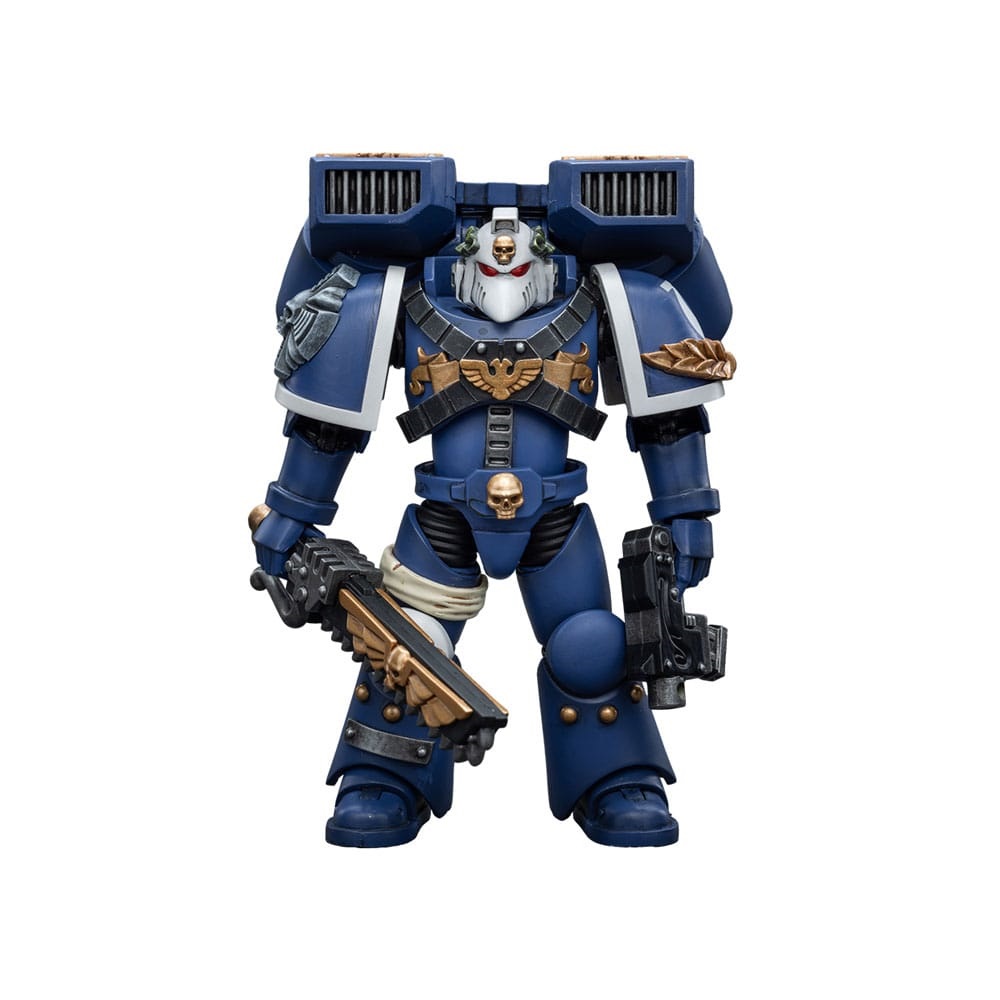 JoyToy Space Marines - Ultramarines - Vanguard Veteran Sergent 1/18 - Warhammer 40K Figurine