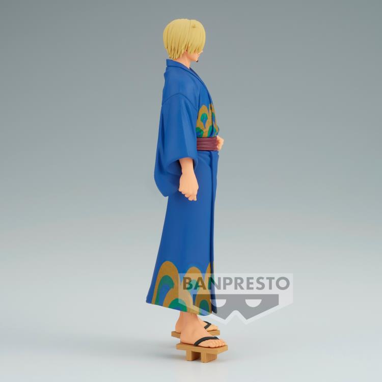 Banpresto One Piece - Sanji DXF The Grandline Series Wanokuni Yukata Version - Figura Collezionabile 17 Cm