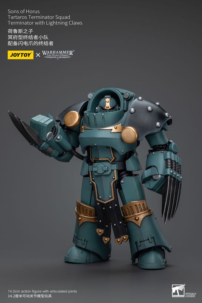 Warhammer 40k JoyToy Figli Di Horus Tartaros Terminator Squad Con Artigli Fulminei, Scala 1:18