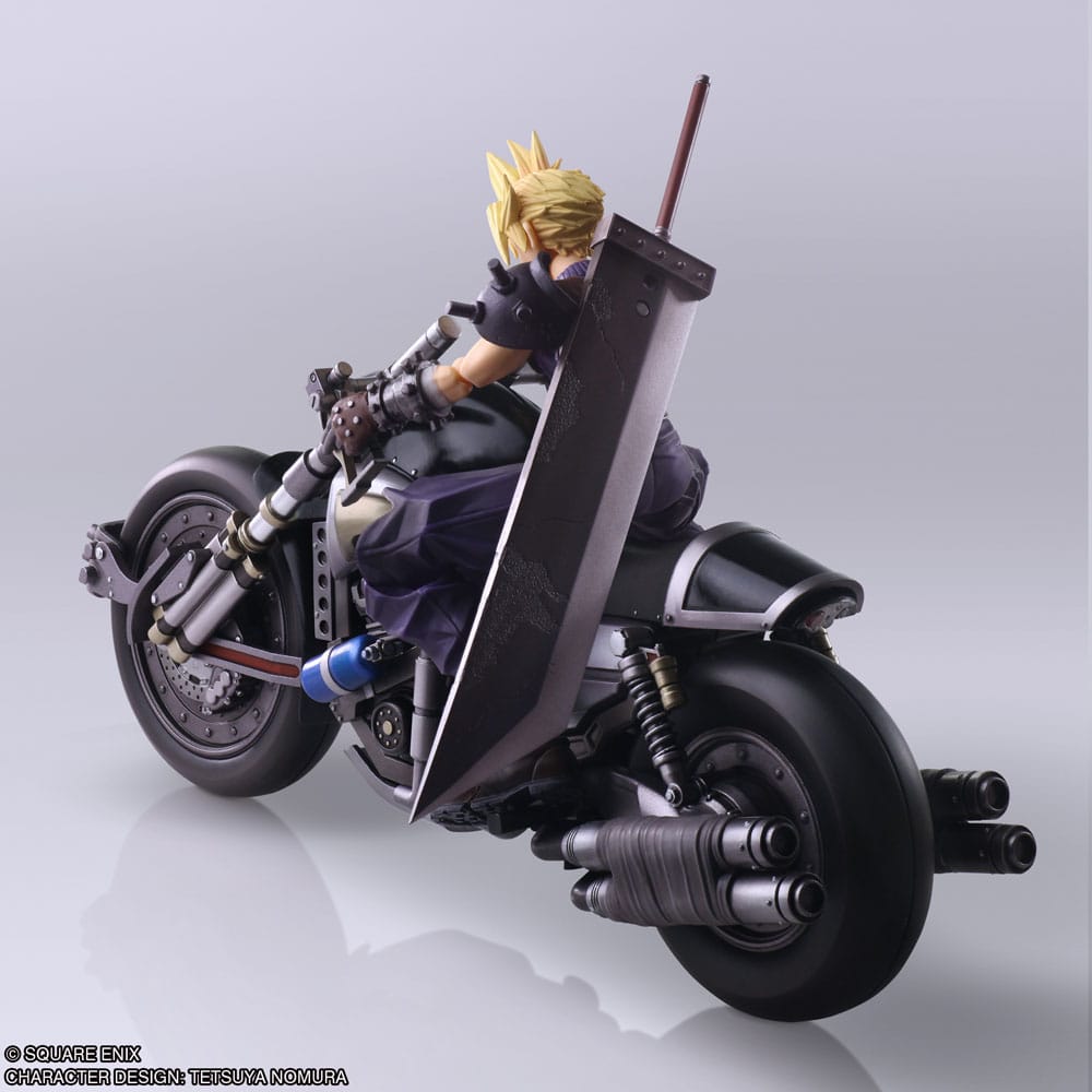 PLAY ARTS KAI FINAL FANTASY VII Remake Cloud Strife & Hardy Daytona Japan ver. e