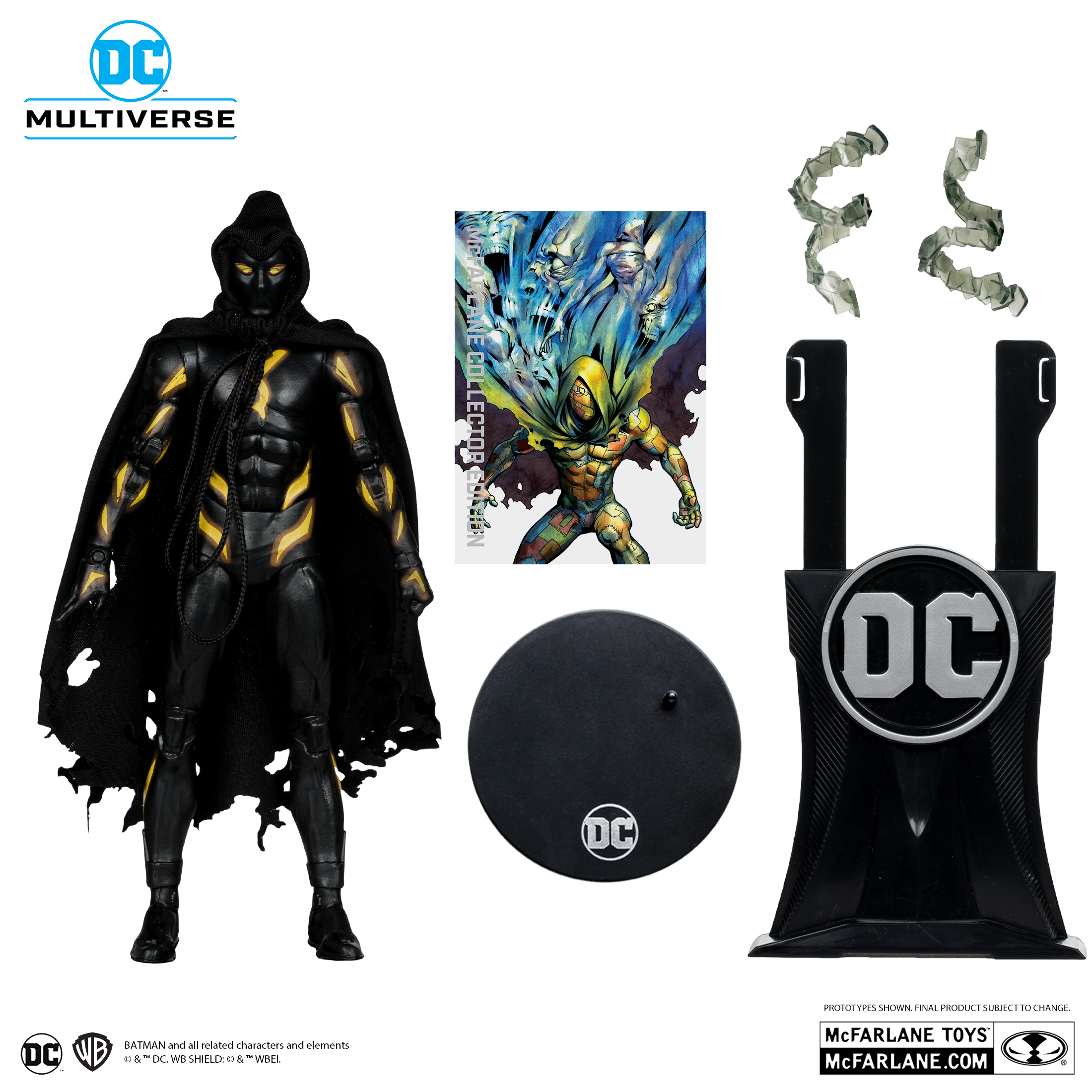 McFarlane Toys DC Collector - Teschio Atomico VS Superman - 2 Pack, Etichetta Dorata