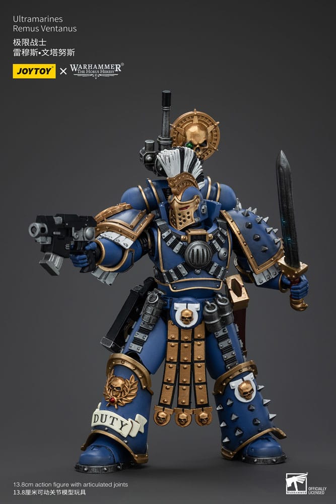 JOYTOY Warhammer 40k Ultramarines Remus Ventanus - Action Figure 1/18 Da Collezione, Modelli Horus Heresy