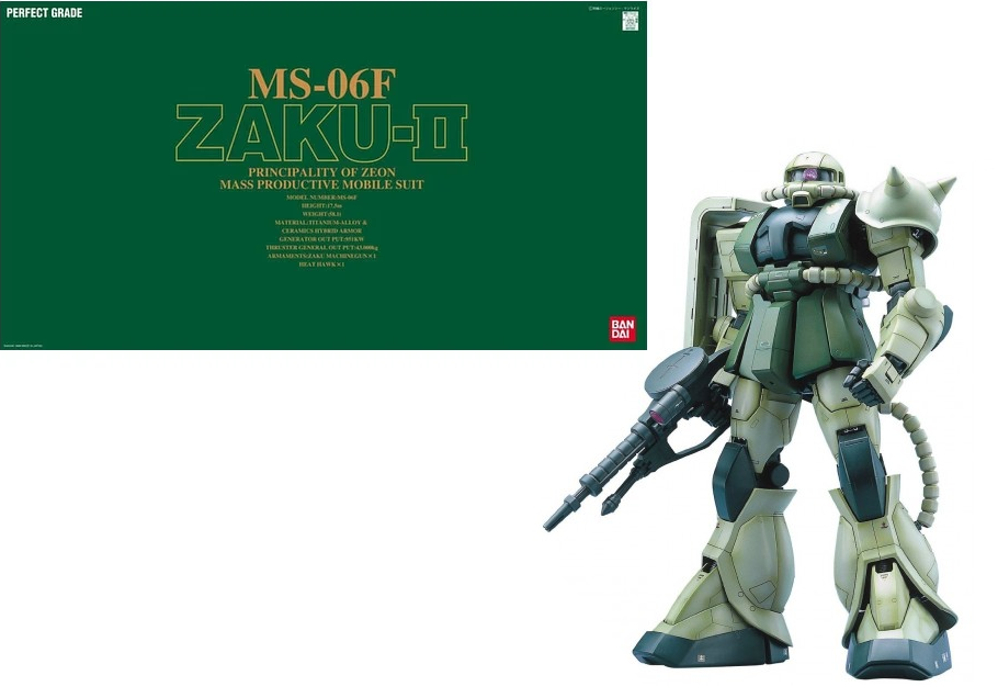 Model figurki GUNDAM PG 1/60 - MS-06S Zaku-II (Mass Production)