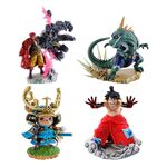 Zestaw 4 mini figurek One Piece Petitrama Series - LOGBOX RE BIRTH Wanokuni Vol. 2