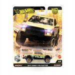 Model pojazdu Hot Wheels Premium Car Culture 1/64 - 2017 Ford F-150 Raptor (JBK70)