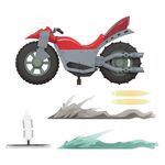 Pojazd Teenage Mutant Ninja Turtles (2003) Ultimates - Shell Cycle