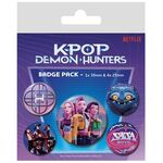 Przypinki K-Pop Demon Hunters (5 szt.)