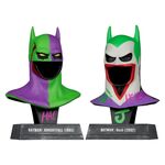 Zestaw 2 Mini Replik DC Direct (Batman: Knightfall & Hush) 1/3 - Maska Batmana (Jokerized) (Gold Label)