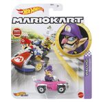 Model pojazdu Hot Wheels Mario Kart 1/64 - Waluigi (Bandwagon) (GJH54)
