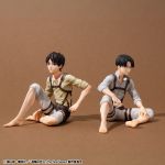 Zestaw 2 figurek Attack on Titan G.E.M. Series Palm Size - Eren Yeager & Squad Captain Levi