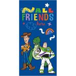Ręcznik plażowy z bawełny Toy Story - We are all friends here (70 x 140 cm)
