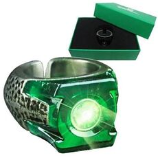 Pierścień Green Lantern filmowy (podświetlany)