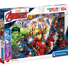 Puzzle Brilliant Marvel - Avengers (104 elementów)