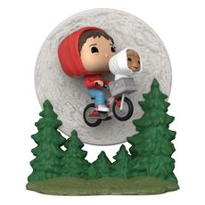 Figurka E.T. the Extra-Terrestrial POP! Moment - Elliot and ET Flying (Glow)