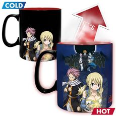 Duży kubek zmieniający kolor Fairy Tail - Natsu & Lucy (460 ml)- Zdjęcie 2