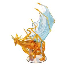 Figurka D&D Icons of the Realms - Pre-painted Adult Topaz Dragon