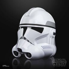 Hełm elektroniczny Star Wars: The Clone Wars Black Series - Phase II Clone Trooper