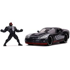 Model samochodu Spider-Man Marvel 1/24 Dodge Viper (wraz z figurką Venom)