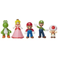 Zestaw 5 mini figurek Nintendo: Super Mario - Mario & Friends