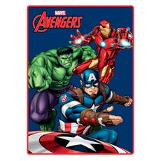 Koc z polaru Marvel Avengers - Bohaterowie (100 x 140 cm)