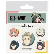 Przypinki Spy x Family (5 szt.)