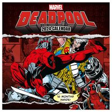 Kalendarz ścienny Deadpool 2024 (16 miesięcy)