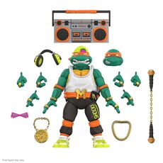 Figurka Teenage Mutant Ninja Turtles Ultimates - Rappin' Mike
