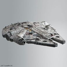 Model do składania Star Wars Epizod VII 1/144 - Millennium Falcon 24 cm- Zdjęcie 8