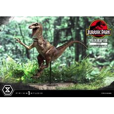 Figurka Jurassic Park / Park Jurajski Prime Collectibles 1/10 - Velociraptor (Jumping)- Zdjęcie 7