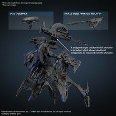 Figurka do złożenia Armored Core 30MM - Schneider Nachtreiher-40E Steel Haze- Zdjęcie 6