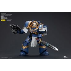 Figurka Warhammer Herezja Horusa 1/18 - Ultramarines Cataphractii Terminator Squad Sergeant with Power Sword- Zdjęcie 5