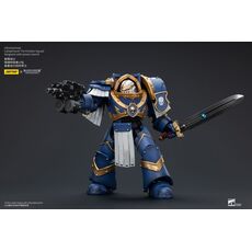 Figurka Warhammer Herezja Horusa 1/18 - Ultramarines Cataphractii Terminator Squad Sergeant with Power Sword- Zdjęcie 6