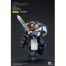Figurka Warhammer Herezja Horusa 1/18 - Ultramarines Cataphractii Terminator Squad Sergeant with Power Sword- Zdjęcie 7