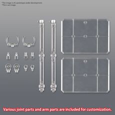 Podstawki dla figurek Gunpla 1/144 - Action Base 7 (przezroczyste)- Zdjęcie 3