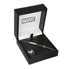 Bransoletka dziecięca srebrna Marvel Symbol Spider-Mana 17 cm- Zdjęcie 2