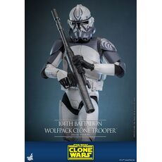Figurka Star Wars: Wojny Klonów 1/6 - 104th Battalion Wolfpack Clone Trooper (Deluxe Ver.)- Zdjęcie 3
