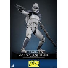 Figurka Star Wars: Wojny Klonów 1/6 - 104th Battalion Wolfpack Clone Trooper (Deluxe Ver.)- Zdjęcie 7