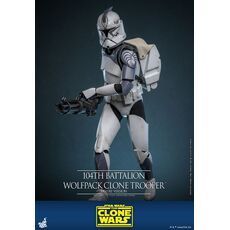 Figurka Star Wars: Wojny Klonów 1/6 - 104th Battalion Wolfpack Clone Trooper (Deluxe Ver.)- Zdjęcie 10