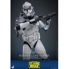 Figurka Star Wars: Wojny Klonów 1/6 - 104th Battalion Wolfpack Clone Trooper (Deluxe Ver.)- Zdjęcie 13