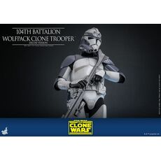 Figurka Star Wars: Wojny Klonów 1/6 - 104th Battalion Wolfpack Clone Trooper (Deluxe Ver.)- Zdjęcie 15