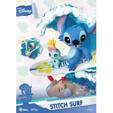Figurka Disney Summer Series D-Stage - Diorama Stitch Surf- Zdjęcie 7