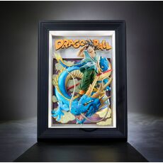 Obraz 3D Dragon Ball Tamashii Art - Son Goku & Dragon- Zdjęcie 2