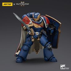 Figurka Warhammer 40k: Space Marine 2 1/18 - Ultramarines Victrix Honour Guard with Storm Shield And Power Sword- Zdjęcie 5