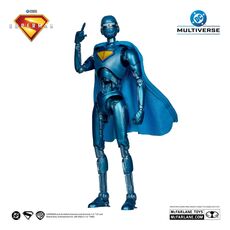 Figurka DC Multiverse Deluxe (Superman 2025) - Superman Robot (Red Platinum Edition)- Zdjęcie 8