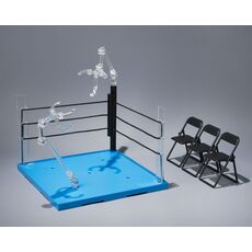 Akcesoria do figurek Tamashii Stage S.H. Figuarts - Act Ring Corner (Neutral Corner) & Folding Chair Set