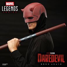 Repliki Daredevil: Born Again Marvel Legends 1/1 - Maska i Billy Club Daredevila- Zdjęcie 4